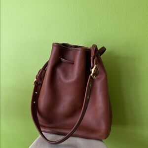 Coach Brown Leather Shoulder Bag
